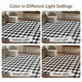 thumbnail image 7 of ODIKA 8'x10' Washable Area Rug Non-Slip Chair-Friendly Mat Plaid Welcome Checkered Farmhouse Gingham Even Grid Front Door Flowing Dynamic for Dining Room, Large Office, Lounge, 7 of 7