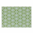 thumbnail image 1 of Geometrical Cutting Board, Simple Polygonal Pattern with Hexagons and Different Shapes Repetitive, Decorative Tempered Glass Cutting and Serving Board, in 3 Sizes, by Ambesonne, 1 of 2