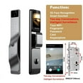 thumbnail image 3 of Smart Door Lock 3D Face Recognition Smart Home Door Lock WiFi NFC Digital Electronic Lock Wifi Camera Rfid Card Works ,Smart and Convenient, 3 of 7