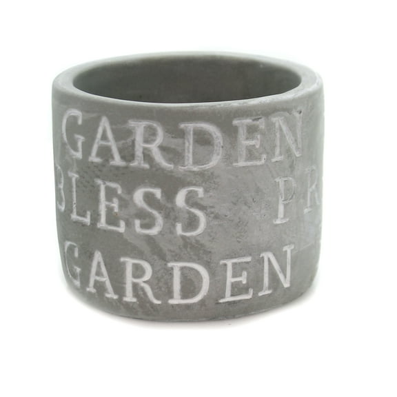Home & Garden Home Pray Bless Garden Pot Cement Succulent Summer 11828