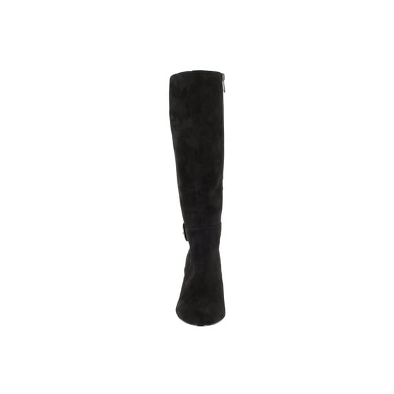 Bella Vita Women's Toni II Plus Black Super Suede Tall Wide Calf Boot