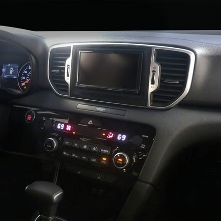 Metra - Dash Kit for Select 2017 Kia Sportage Vehicles - Black
