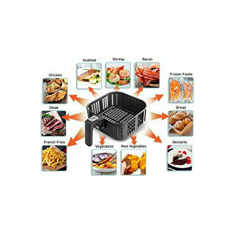  COSORI Replacement 5.8QT Black CP158, CS158 & CO158 Air Fryers,  Non-Stick Fry Basket, Dishwasher Safe, C158-FB : Home & Kitchen