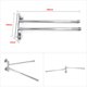thumbnail image 3 of Greenadscape Portatoallas Giratorio De Acero Inoxidable Plata Ideal Para Baños Y Cocinas, 3 of 8