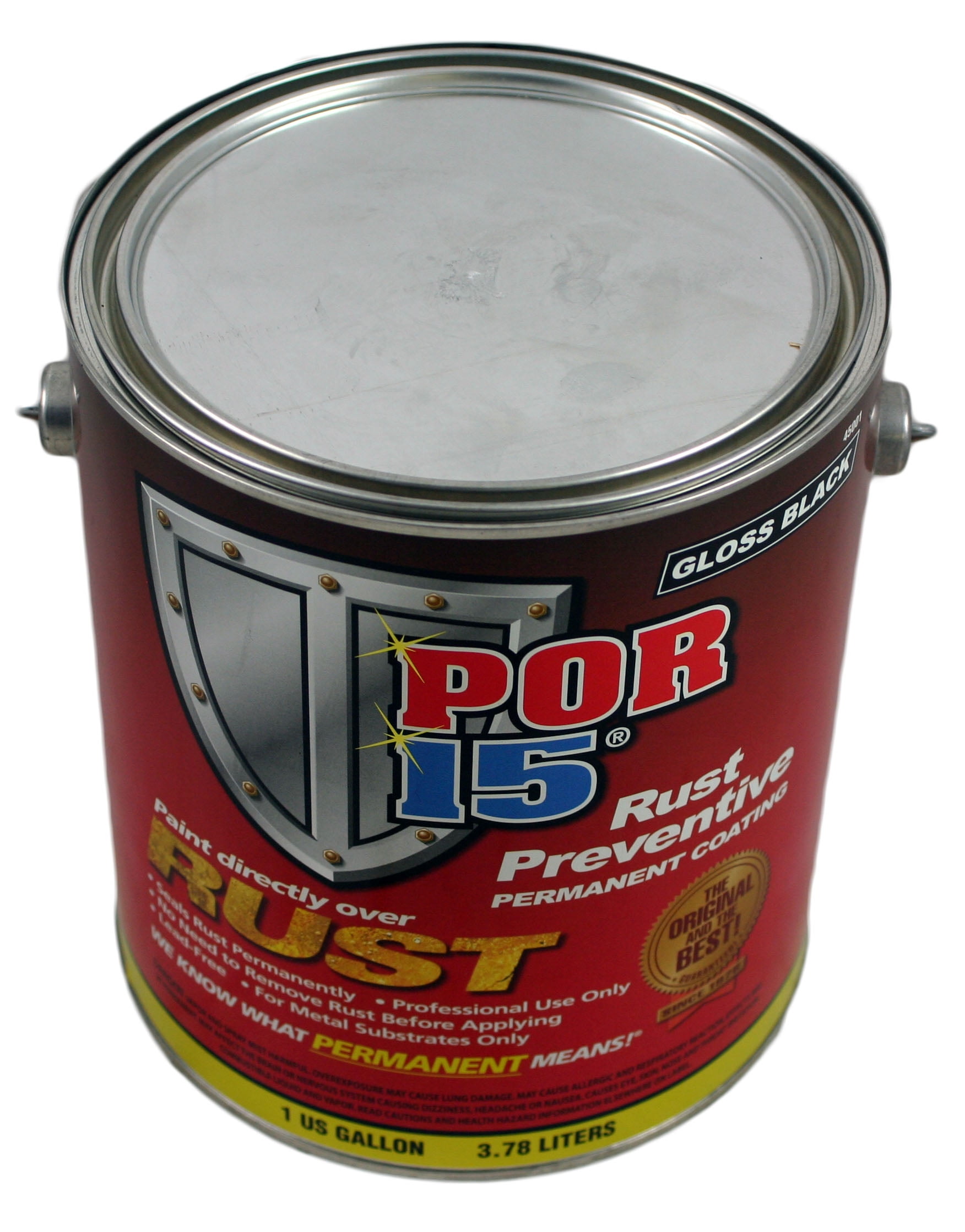 POR-15 - 5 Gal, Semi Gloss Black, Rust Preventative Paint - 59505412 - MSC  Industrial Supply
