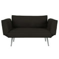 thumbnail image 6 of DHP Euro Futon with Magazine Storage, Black, 6 of 10