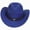 R365-Blue, variant on Cowboy Hats for Kids Vintage Wide Brim Felt Cowboy Hat Girls Cowgirl Hat with Belt Buckle(Pink,3-18 Y)