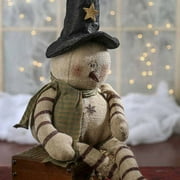 22 Inch Rustic Burlap Weighted Snowman Doll by Factory Direct Craft: A Charming Addition to Your Winter Dcor