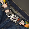 thumbnail image 2 of Nickelodeon Belt, Seatbelt Buckle Belt, Rugrats Character Faces Close Up, 34 to 52 Inches, 2 of 9
