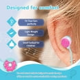 thumbnail image 2 of YUNOVA Donut-Shaped Wired Earbuds for Kids - Ergonomic Soft Ear Gels with Tangle-Free Cord, Cute Headphones for School/Travel, 3.5mm Metal Plug & Sweet Gift Box, 2 of 7