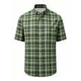 thumbnail image 3 of Shinyii Summer Boys Plaid Short Sleeve Shirt Neck Button Down Shirt Top, Sizes 3-16, 3 of 3