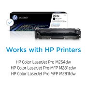 HP 202X High Yield Black Original LaserJet Toner Cartridge, ~3,200 pages, CF500X