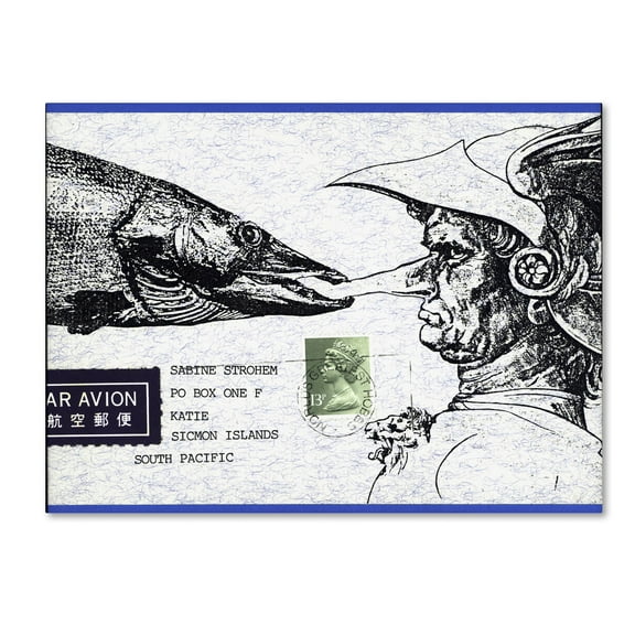 Fish Nose' Canvas Art by Nick Bantock