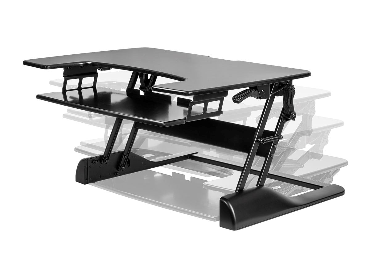 Monoprice 30 Tabletop Height Adjustable Sit Stand Desk Raise Up