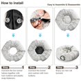 thumbnail image 6 of Cat Tunnel NIR Vana,Cat Tunnel Bed for Indoor Cats,Cat Donut Tunnel, Cat Tunnels for Indoor Cats, Cat Tunnel with Cat Bed for Indoor Cats, Soft Plush Cat Cave Donut Tunnel, 6 of 7