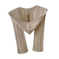 thumbnail image 3 of Bufanda con capucha para la cabeza, calentador de cuello, bufanda con capucha para mujeres, otoño, hombres, al aire libre Caqui, 3 of 8