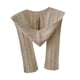 thumbnail image 3 of Bufanda con capucha para la cabeza, calentador de cuello, bufanda con capucha para mujeres, otoño, hombres, al aire libre Caqui, 3 of 8
