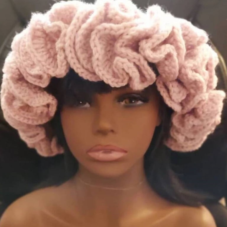 Handmade Crochet Bucket Hat for Woman Teen Outdoor Commute  display picture 3