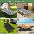 thumbnail image 7 of NIUMU Camping Cot for Adults, Folding Sleeping Cot with Mattress, 500 lb Capacity Heavy Duty Outdoor Folding Sleeping Bed, Portable Cot Bed for Camping, Indoor Guest Use, Home & Travel, 7 of 7