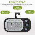 thumbnail image 4 of Digital Frigerator Thermometer 2 Pack, Thermometer Refrigerator with Large LCD Screen Stand and Magnetic Back, 4 of 7