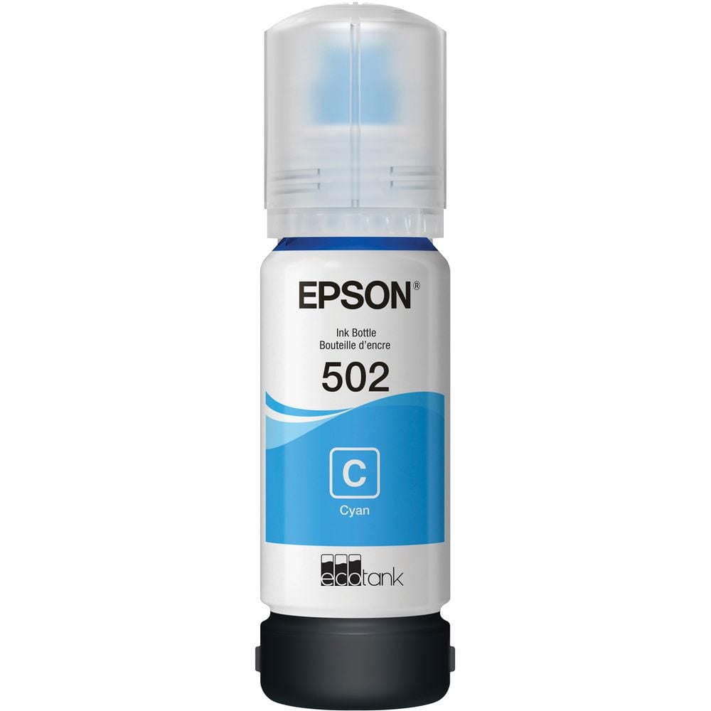 Epson T502 Dye Ink Bottle with Sensormatic