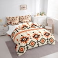 thumbnail image 3 of Homewish Tribal Aztec Twin Bedding Sets 7-Piece for Teens Boys Girls,Bohemian Theme Bedding Comforter Set Microfiber,Exotic Style Breathable Sheet Sets,Microfiber Bedroom Decor,Reversible, 3 of 8