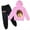Pink, variant on Roblox Long Sleeve Sweatshirt Hooded and Sweatpants Set-Casual Pullover Hoodies 2 Pieces Sweatsuits Outfits for Teen