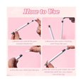 thumbnail image 5 of Kit de 34 Stylos, 2 Stylos Cire Rechargeables avec 32 Pcs Cire, Point de Colle Rotatif (Rose & Blanc), 5 of 5