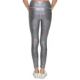 thumbnail image 2 of CALVIN KLEIN PERFORMANCE Women's Foil Print (Luster Silver) 7/8 Leggings Medium, 2 of 5