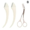 thumbnail image 1 of Comb Eyebrow Scissors Beauty Scissors Eyebrow Trimming Meniscus Pieces 3 D1O0, 1 of 9