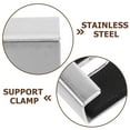 thumbnail image 3 of FRCOLOR 8pcs Mirror Clips Mirror Hanger Glass Holder Clips Heavy Glass Retainer Clips, 3 of 4