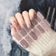 thumbnail image 1 of EZLIFE Pegatinas de gel para uñas, envolturas completas para uñas, tiras de esmalte de gel semicurado con purpurina V0A5, 1 of 7