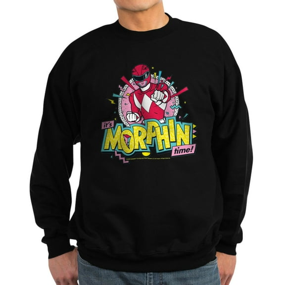 CafePress - Power Rangers Morphin Ti - Classic Crew Neck Sweatshirt