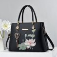 thumbnail image 1 of Bolso de mano bordado exquisito para mujer, bolso de mano suave para mujer, bolso de compras, bolso de hombro cruzado informal de nueva moda para mujer, 1 of 1