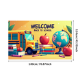 thumbnail image 3 of Welcome Back to School Banner Colorful Decorations Backdrop Background for Classroom Party Supplies Photography Props School Event Decor, 3 of 4