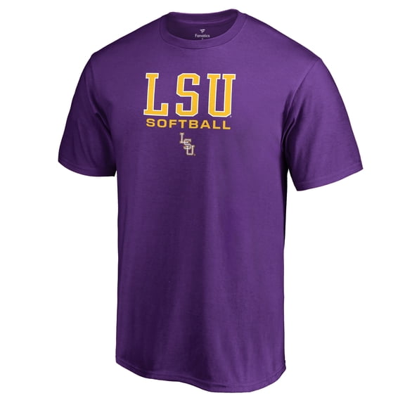 Men's Purple LSU Tigers Team Unity Softball T-Shirt