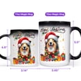 thumbnail image 4 of Merry Christmas Santa Collie Scarf Twinkling Lights Xmas Holiday Heat Color Changing Mug Collie Dog Lover Gifts Idea Magic Coffee Mug - 00022, 4 of 4