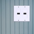 thumbnail image 2 of Placa de pared con puerto 2HDMI Panel de información estándar de EE. UU. para edificio de oficinas en el hogar, 2 of 8