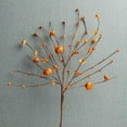 thumbnail image 3 of 6 Pack Artificial Berry Stems Orange Pumpkin Stems Fall Branches for Vase Thanksgiving Picks for Autumn Harvest Festival Decor(Orange), 3 of 4