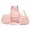 Light Pink, variant on 4 Piece Backpack - Bookbag with Lunch Box for School - Lightweight Backpacks