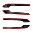 thumbnail image 3 of For Tesla Custom Fit Car Door Handles Enhance Style with This Set of 4 Pcs ABS Carbon Fiber Trims Designed for Models 3 & Y, 3 of 8
