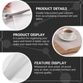 thumbnail image 6 of Non Waterproof Cabinet Liners Drawer Shelf Clear Kitchen Refrigerator Use Pack of 4, 6 of 6
