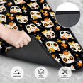 thumbnail image 5 of Uemuo Car Floor Mats - Cat Skulls and Flowers Pattern Carpet Floor Mats for Cars, Auto Accessories Front & Rear Car Floor Foot Mat Sets of 4 Pieces, 5 of 6