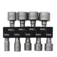 thumbnail image 3 of OUNONA 9PCS Impact Driver Adapter Set Chrome Vanadium Steel for DIY Professionals, 3 of 4