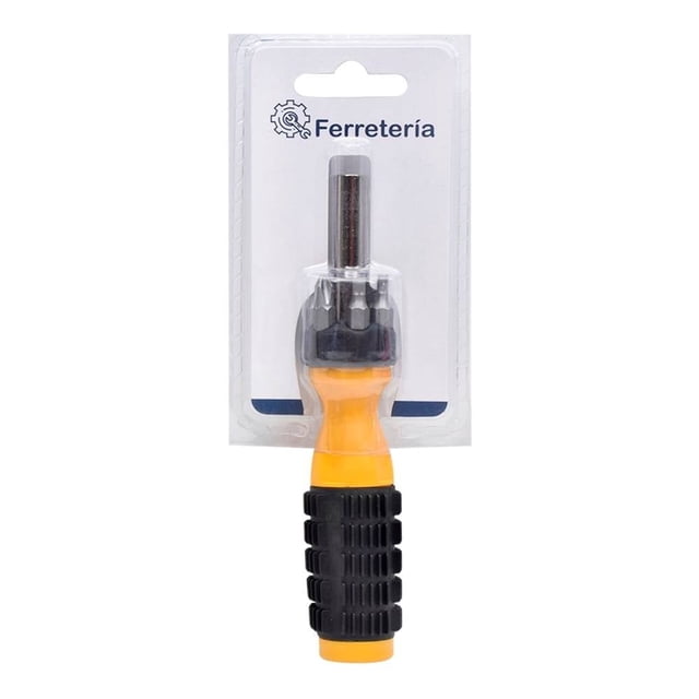 Set de Desarmador Prichos Amarillo 7 Piezas
