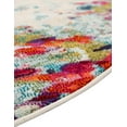 thumbnail image 5 of Unique Loom Chromatic Collection Area Rug - Joyous (3' 3" x 5' 3" Oval Multi/Blue), 5 of 6