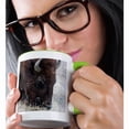 thumbnail image 2 of 3drose, Bison, Yellowstone National Park, Montana, Wyoming, 15oz Two-tone Green Mug, 2 of 6