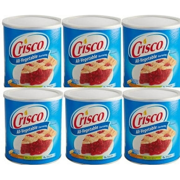 Crisco 48 oz. Regular All Vegetable Shortening - 6/Case