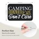 thumbnail image 3 of Alfombra de baño súper suave y antideslizante para el baño, la cocina, el dormitorio y el hogar, 15,75 x 23,62 pulgadas, diseño de "Camping Hair Don't Care", 3 of 6
