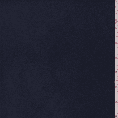 Navy Polyester Fleece, Fabric By the Yard